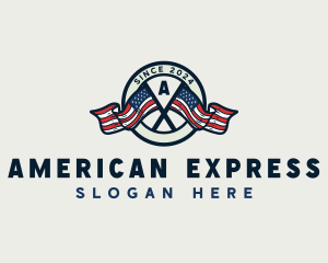 American Flag Nation logo design