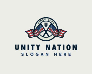 American Flag Nation logo design