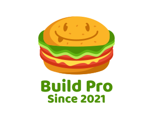 Canteen - Happy Burger Snack logo design