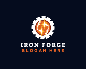 Forge - Gear Fabrication Welding logo design