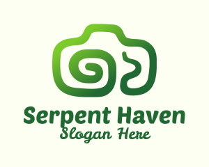 Green Serpent Camera logo design