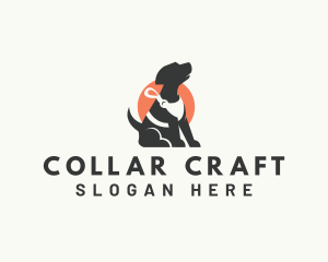 Dog Walker Leash logo design