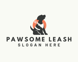 Dog Walker Leash logo design