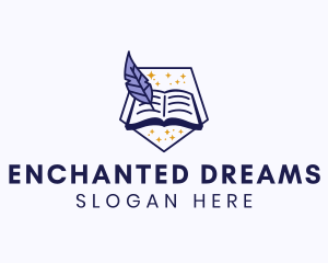 Magic Book Author  logo design