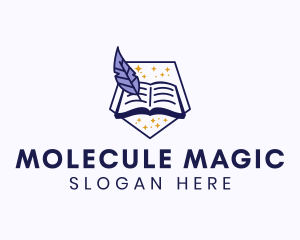 Magic Book Author  logo design