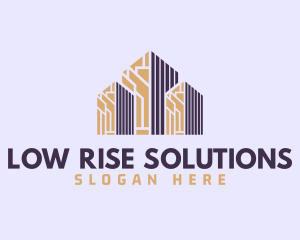 High Rise City Construction logo design