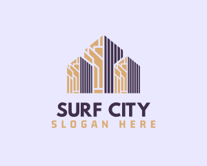 High Rise City Construction logo design