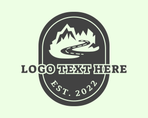 Adventure - Natural Mountain Adventure logo design