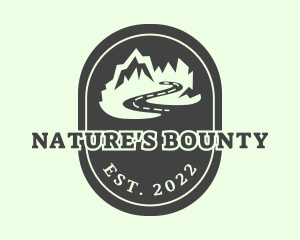 Natural Mountain Adventure logo design