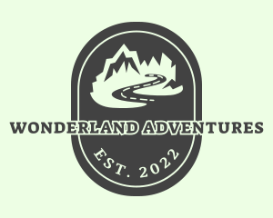 Natural Mountain Adventure logo design