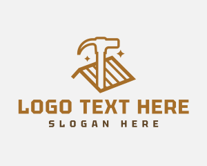 Construction Company - Hammer Roof Home Improvement logo design