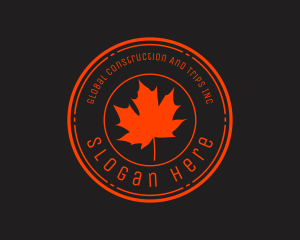 Eco Park - Modern Maple Leaf logo design