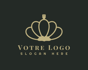 Floral Perfume Scent Logo