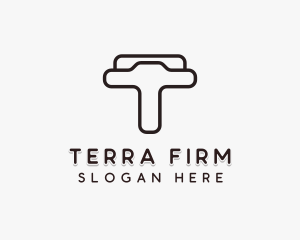 Industrial Firm Letter T logo design