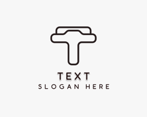 Industrial Firm Letter T logo design