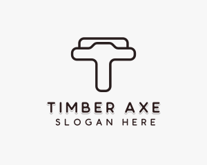 Industrial Firm Letter T logo design