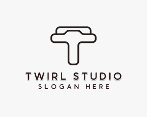 Industrial Firm Letter T logo design