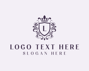 University - Shield Regal Fashion logo design