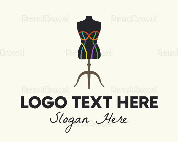 Multicolor Fashion Mannequin Logo | BrandCrowd Logo Maker