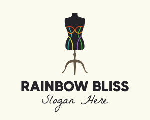 Lgbtq - Multicolor Fashion Mannequin logo design