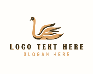 Avian - Swan Lake Aviary logo design