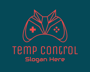 Red Fox Gamepad Controller logo design