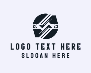 Industrial - Stripe Metal Work logo design