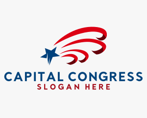 Congress - USA Patriotic Star logo design