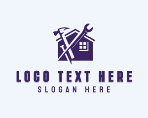 Maintenance - Handyman Renovation Tools logo design