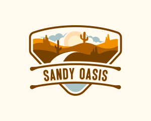 Dune - Cactus Desert Travel logo design