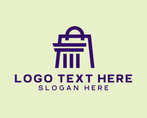 Retail - Pillar Fashion Bag logo design