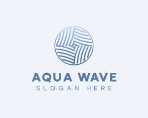 Professional Company Waves logo design