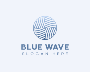 Professional Company Waves logo design