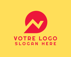 Customer Service - Social Speech Bubble Letter N logo design