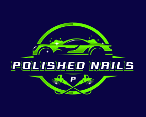 Car Wash Detailing logo design