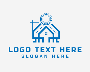 Blue - Property Developer Architect logo design