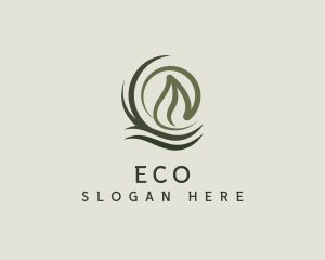 Lawn Maintenance - Nature Leaf Grass logo design