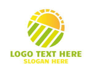 Sun - Sun Field Agriculture logo design