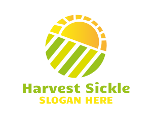 Sun Field Agriculture logo design