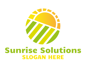 Sun Field Agriculture logo design