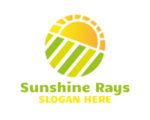 Sun Field Agriculture logo design