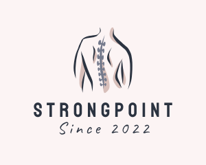 Back - Medical Chiropractic Spine Therapy logo design