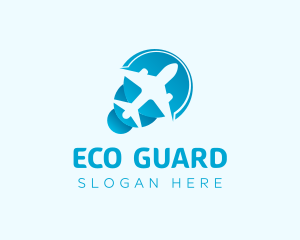 Steward - Gradient Airplane Travel logo design