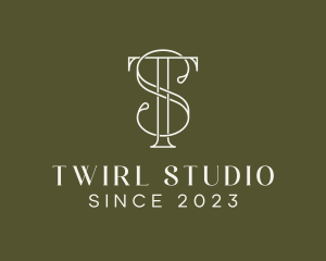 Fashion Studio Letter TS logo design