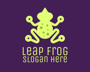 Frog - Digital Green Frog logo design