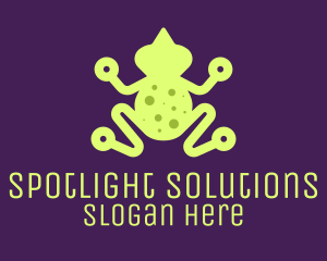 Spots - Digital Green Frog logo design