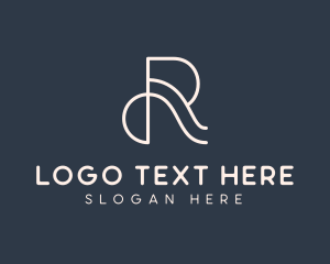 Restaurant - Elegant Beauty Salon Letter R logo design