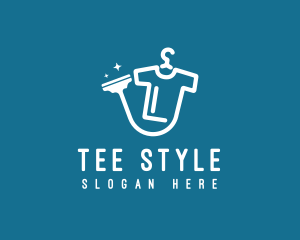 T Shirt - Dry Cleaning Shirt logo design