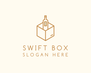 Package - Wine Bottle Box Package logo design