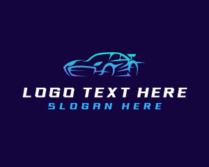 Roadster - Fast Roadster Garage logo design